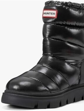 Hunter Women's Maribel Bootie/winter/Black 001/Size 9M/NWT